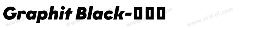 Graphit Black字体转换 Graphit Black字体转换